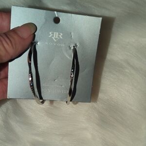 Rovog Silver Hoop Earrings